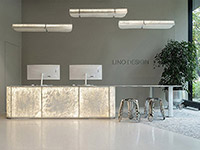 Recepce pro shoowroom LINO DESIGN, Karlín 