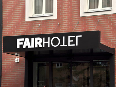 Průčelí Fair hotelu