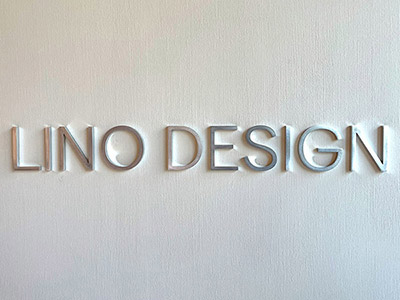 Nápis LINO DESIGN