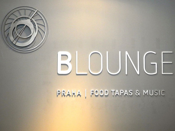 Nerezový nápis - B lounge
