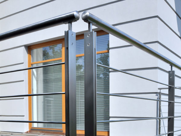 Nerezové terasové zábradlí a nosná 
        konstrukce terasy 11